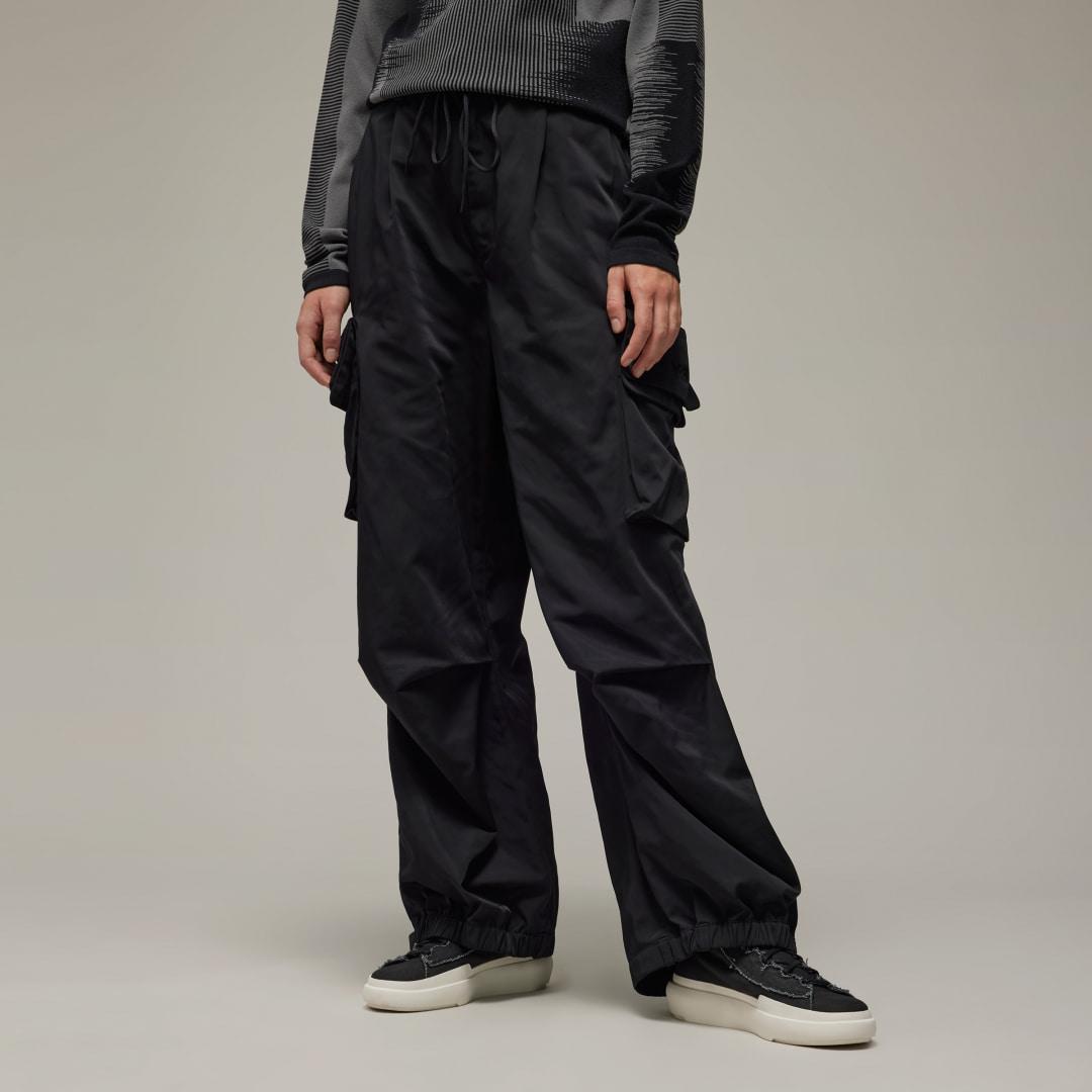 adidas Y-3 Twill Cargo Pants Black S Womens product image