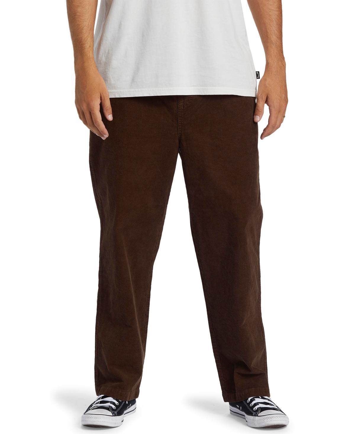 Billabong Mens Larry Relaxed Fit Straight Leg Corduroy Pants Product Image