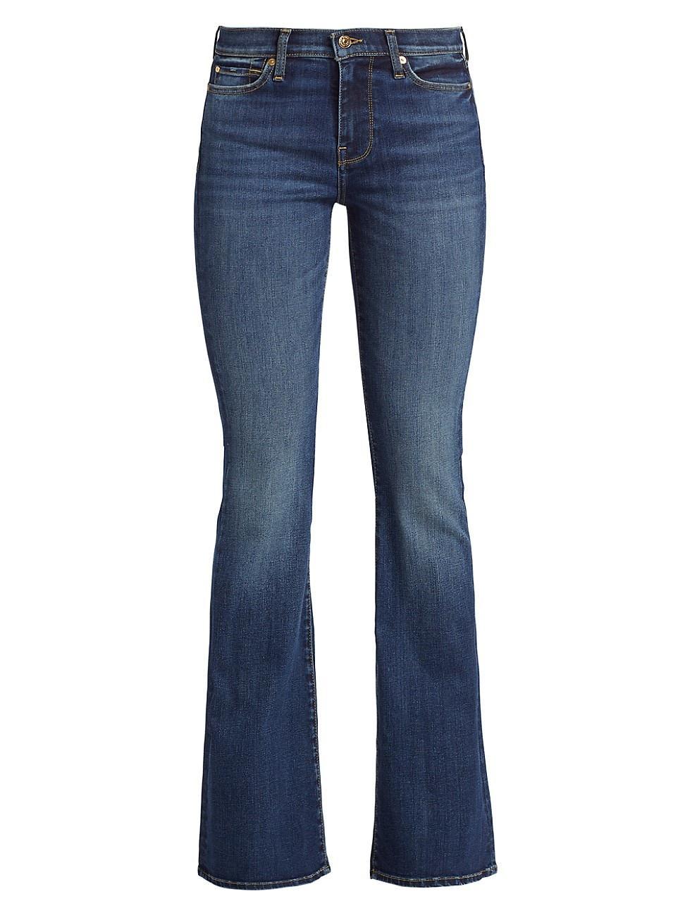 7 For All Mankind High Waist Ali in Blue. Size 32. Product Image