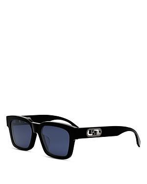 Fendi OLock Rectangular Sunglasses, 53mm Product Image