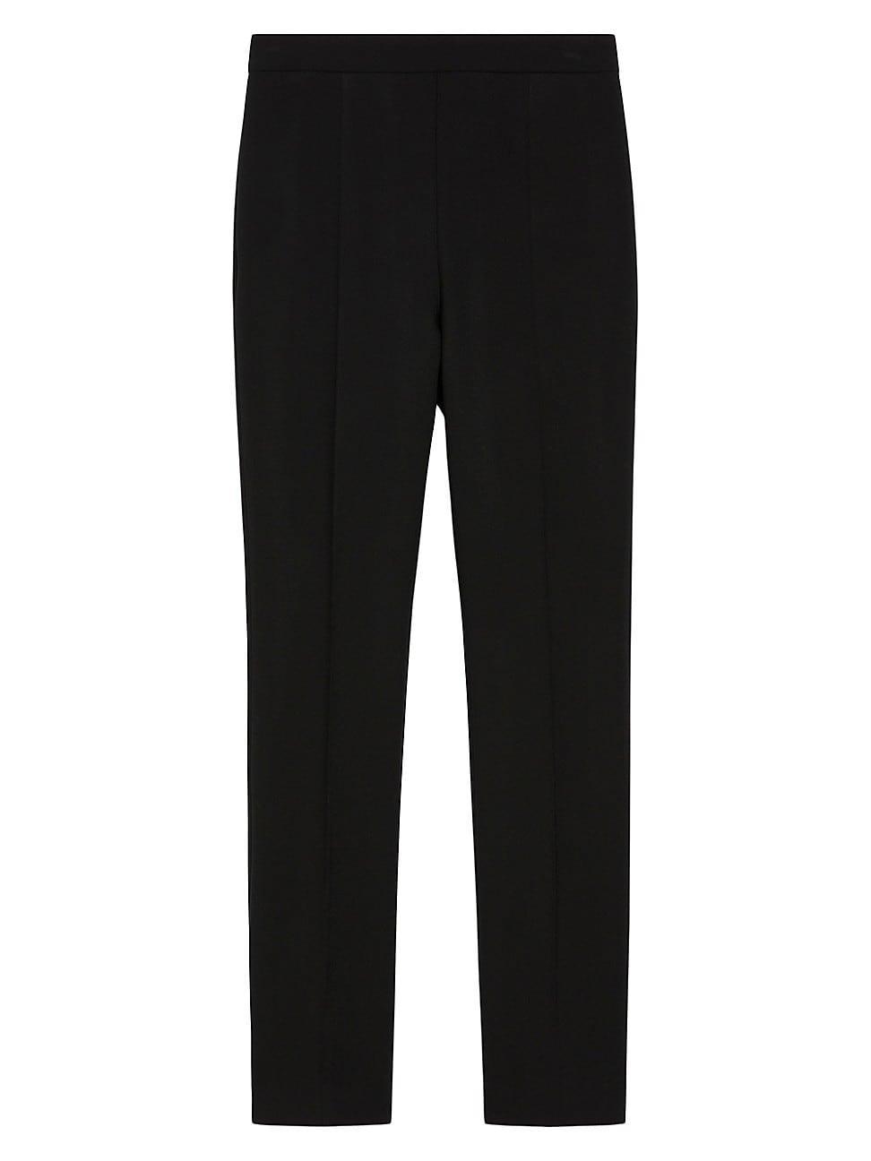 Womens Teoria Crease-Front Trousers product image