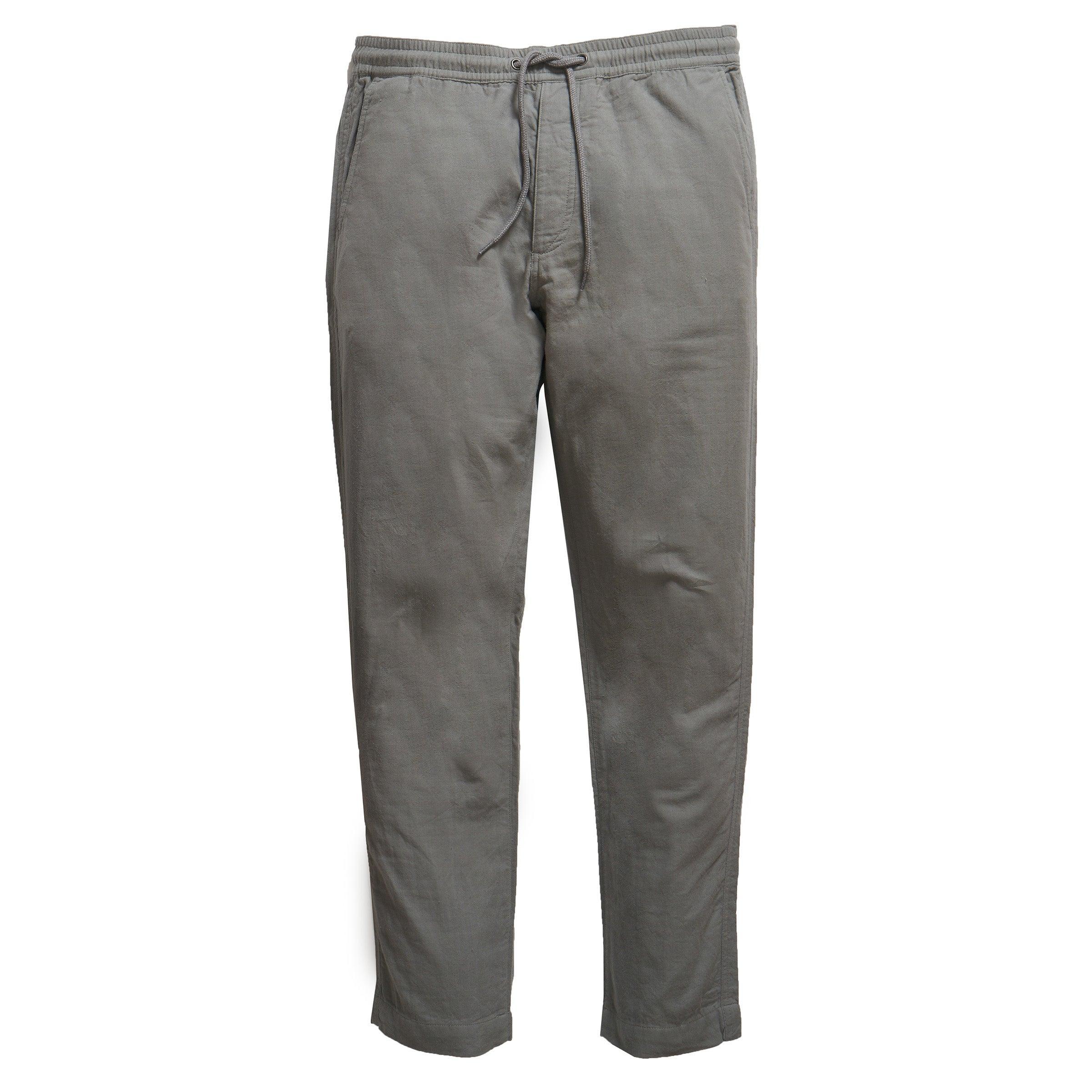 Double Cloth Draw Cord Pants - Moon Mist Product Image