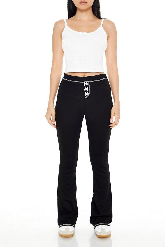 Bow Flare Leggings | Forever 21 Product Image