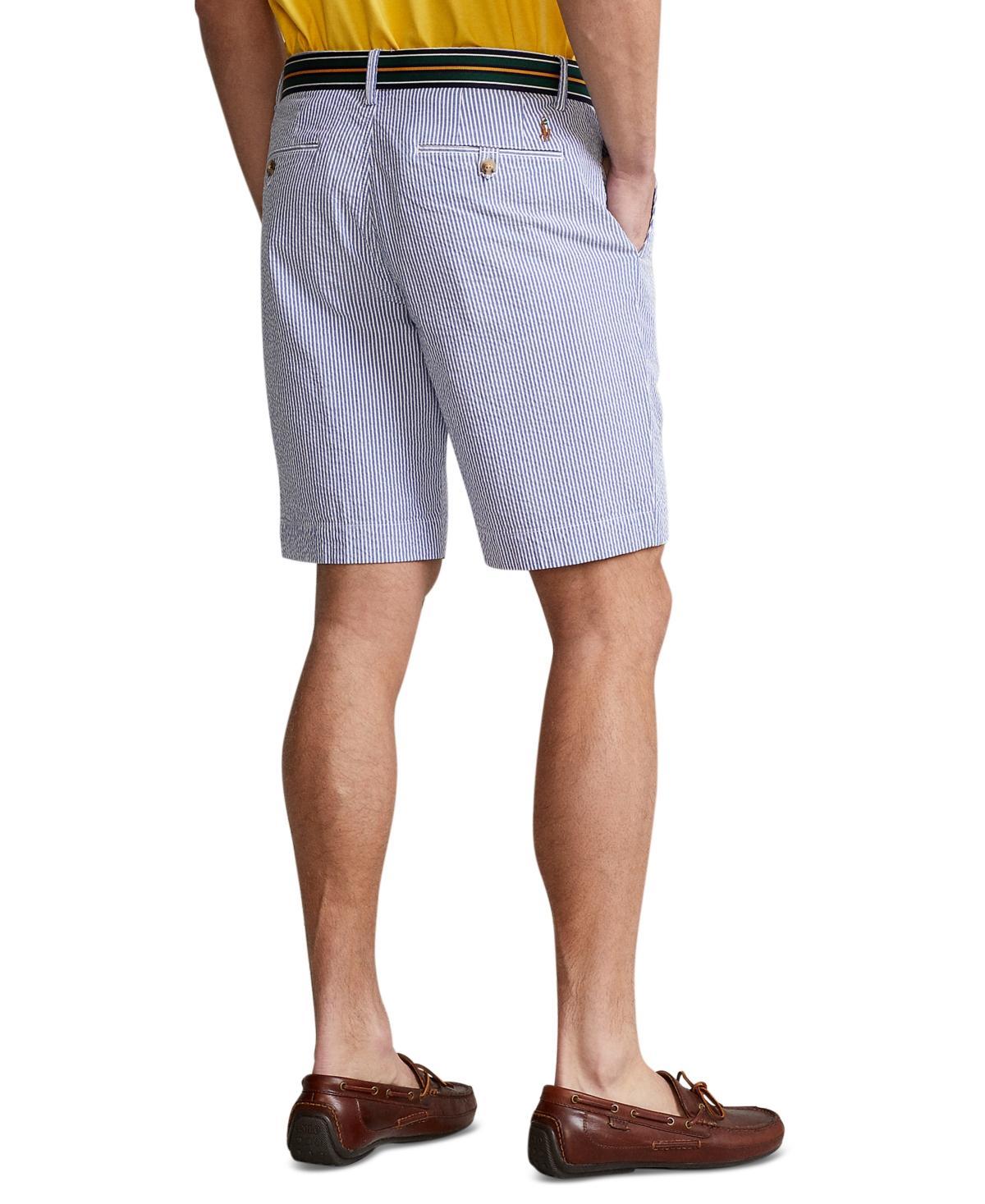 Polo Ralph Lauren Classic-Fit Stretch Seersucker 9.25 Inseam Shorts Product Image