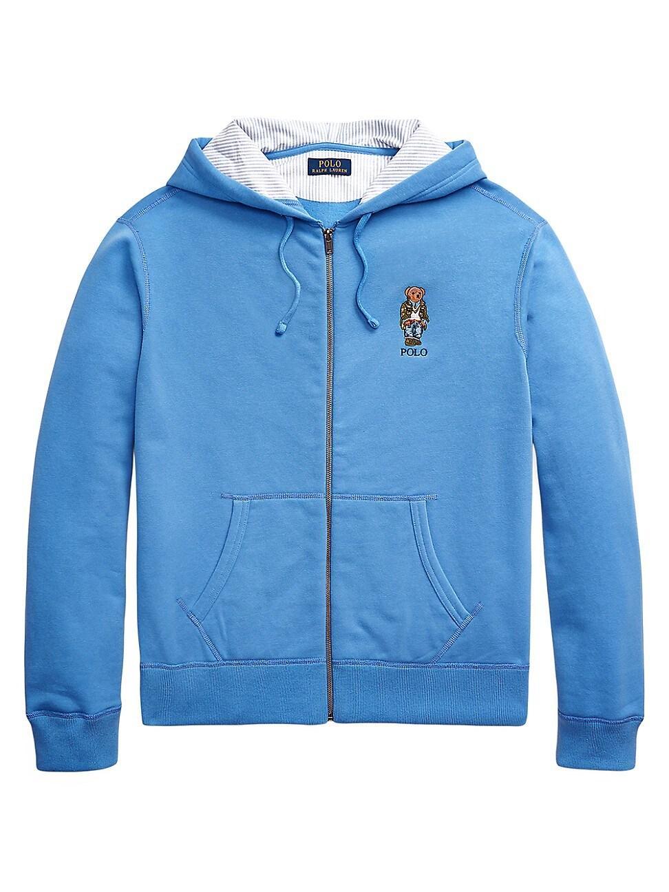 Mens Bear Fleece Hoodie Product Image