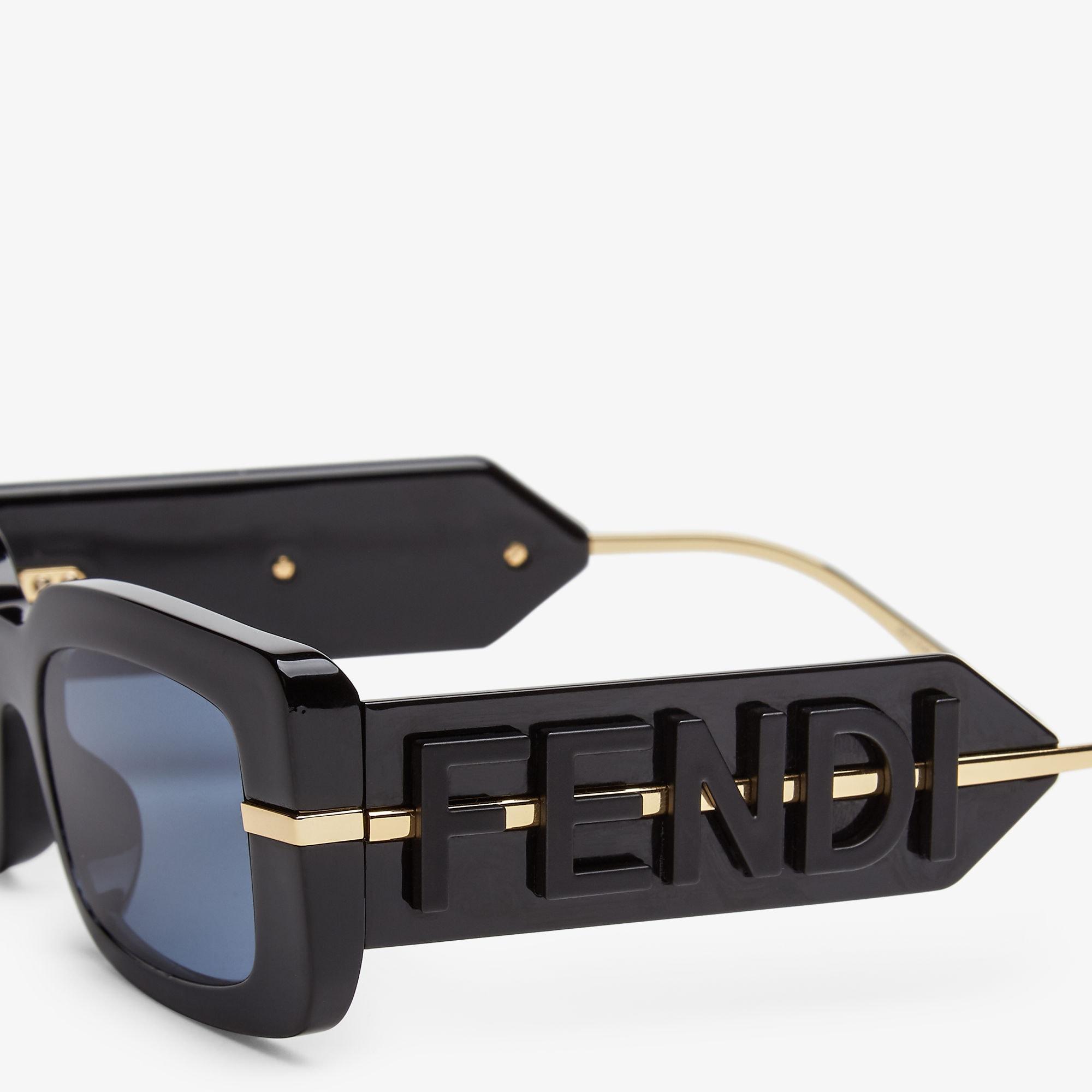 FendigraphyBlack acetate sunglasses Product Image