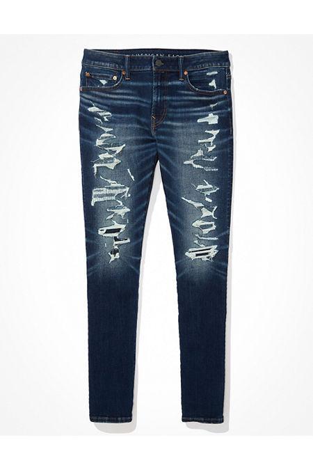 AE AirFlex Athletic Skinny Patched Jean Men's Product Image