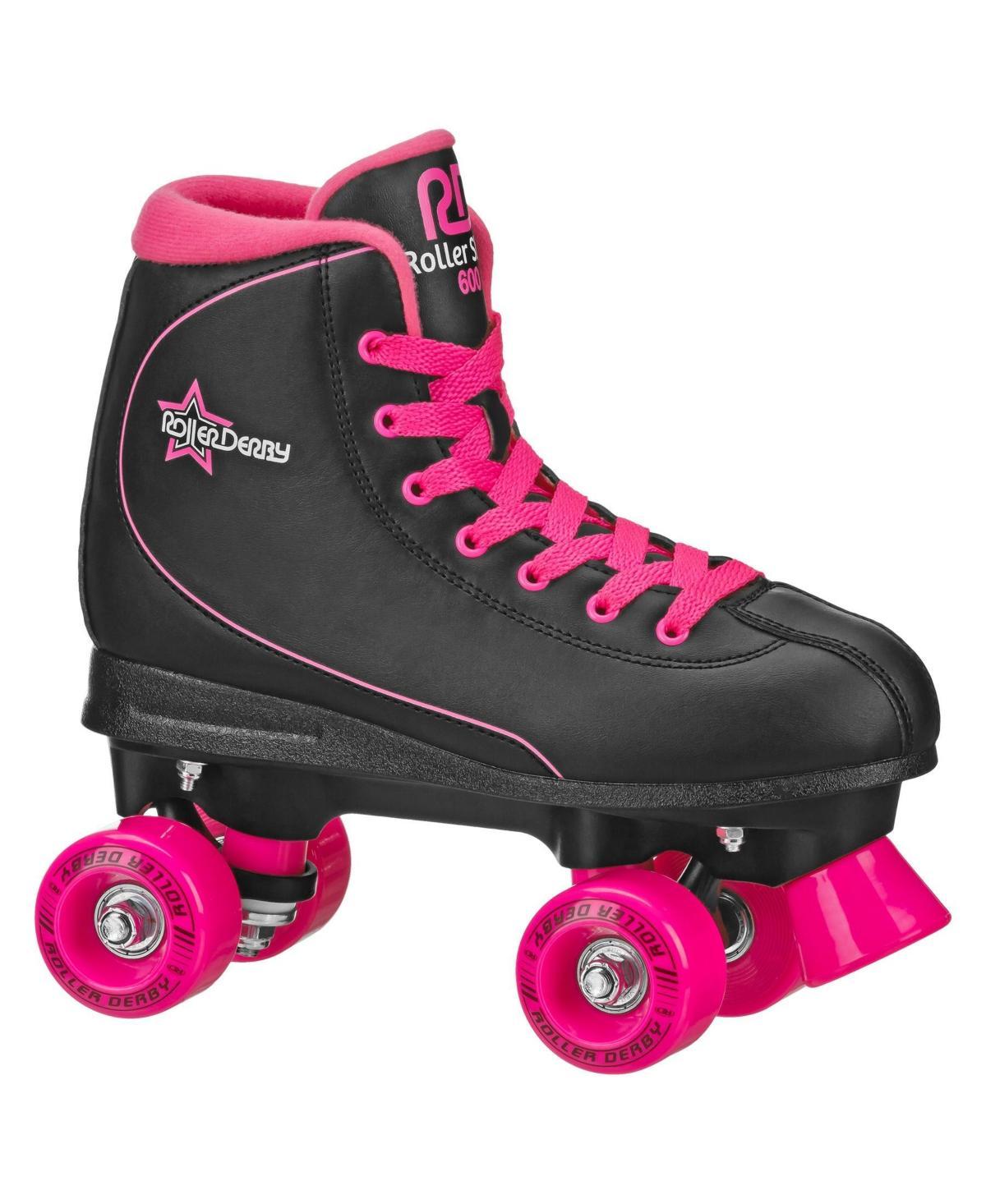 Roller Derby Roller Star 600 Womens Roller Skates - Black/pink Product Image