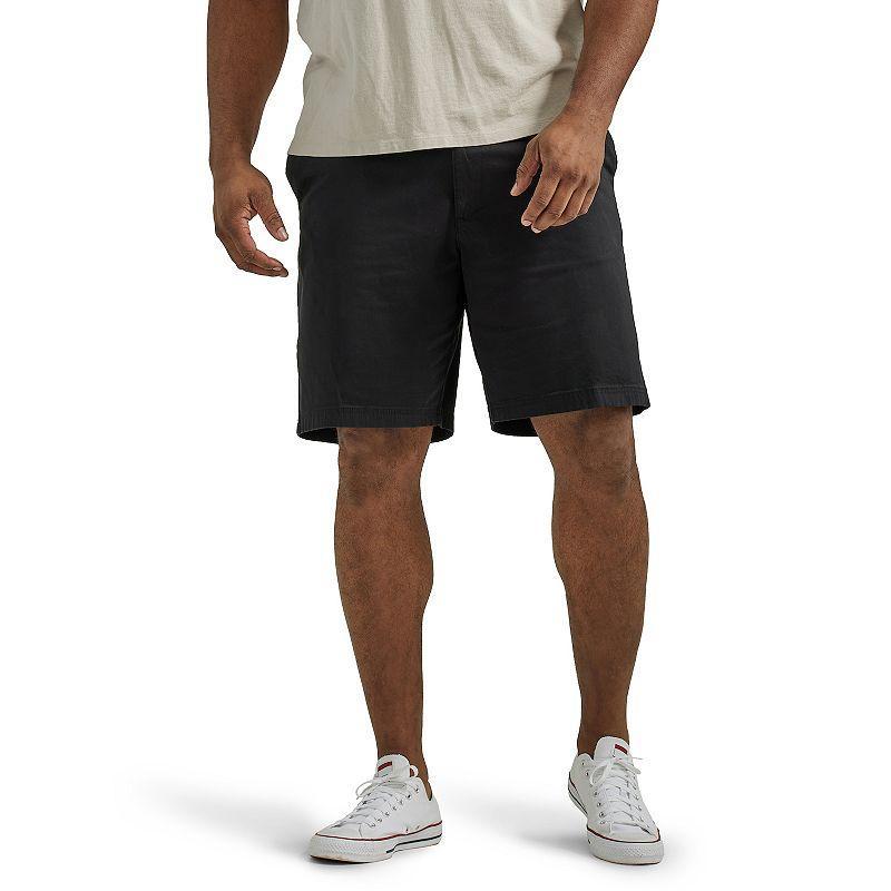 Mens Lee 10 Extreme Motion Flat Front Shorts Grey Product Image