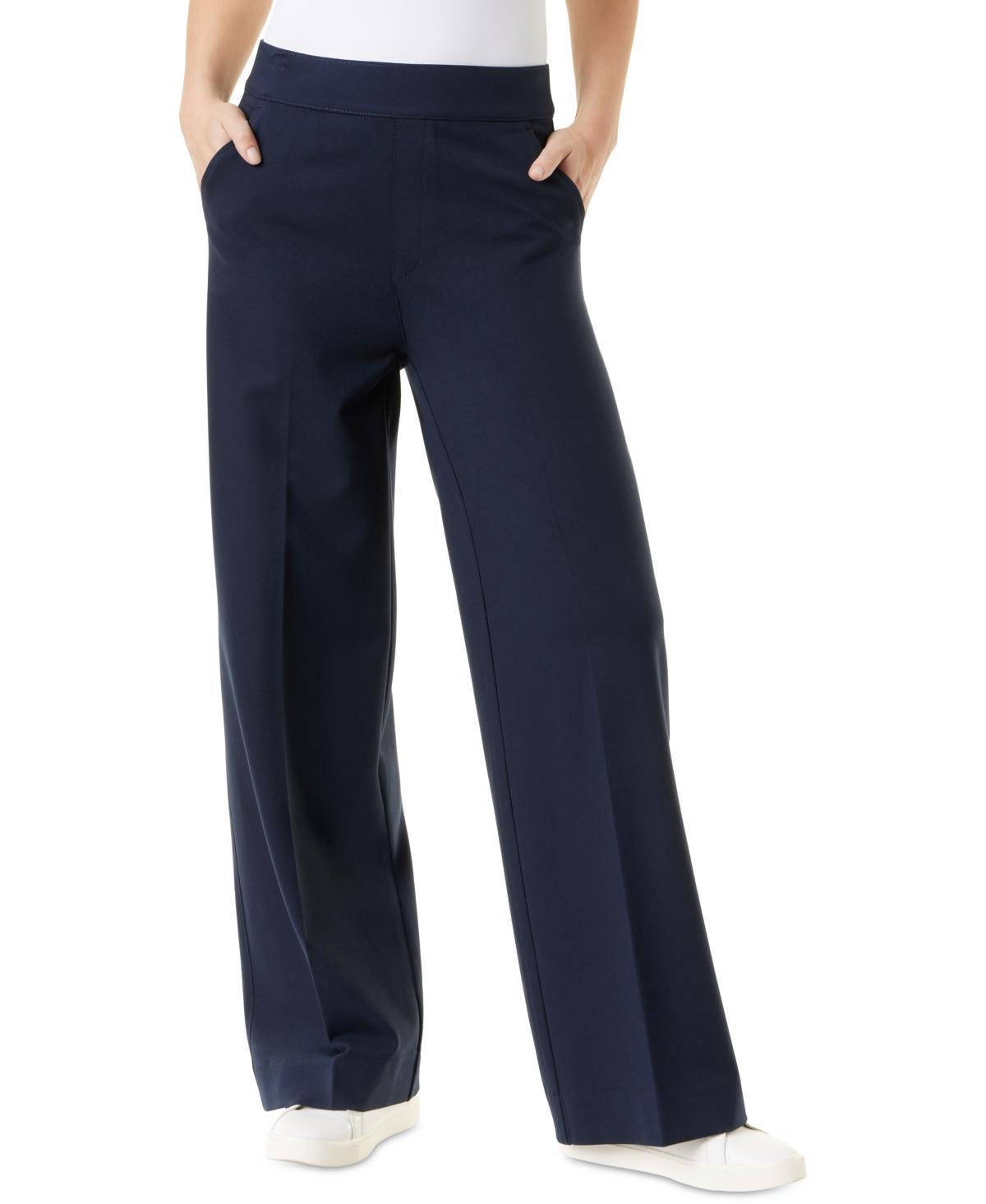 Gloria Vanderbilt Womens Wide-Leg Ponte Pants Product Image