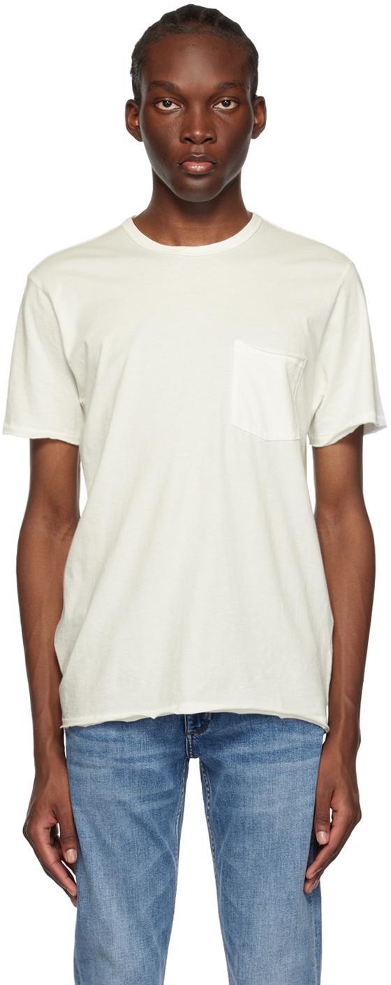 White Miles T-shirt In Pfd Product Image