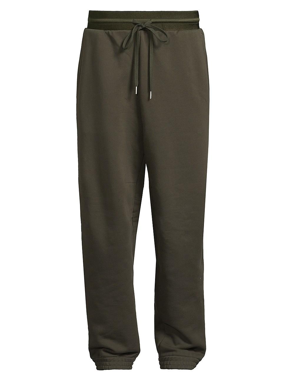 Mens Curve Combed Cotton Jogger Sweatpants Product Image