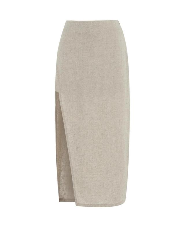 Women's Pencil Skirt with Slit Product Image