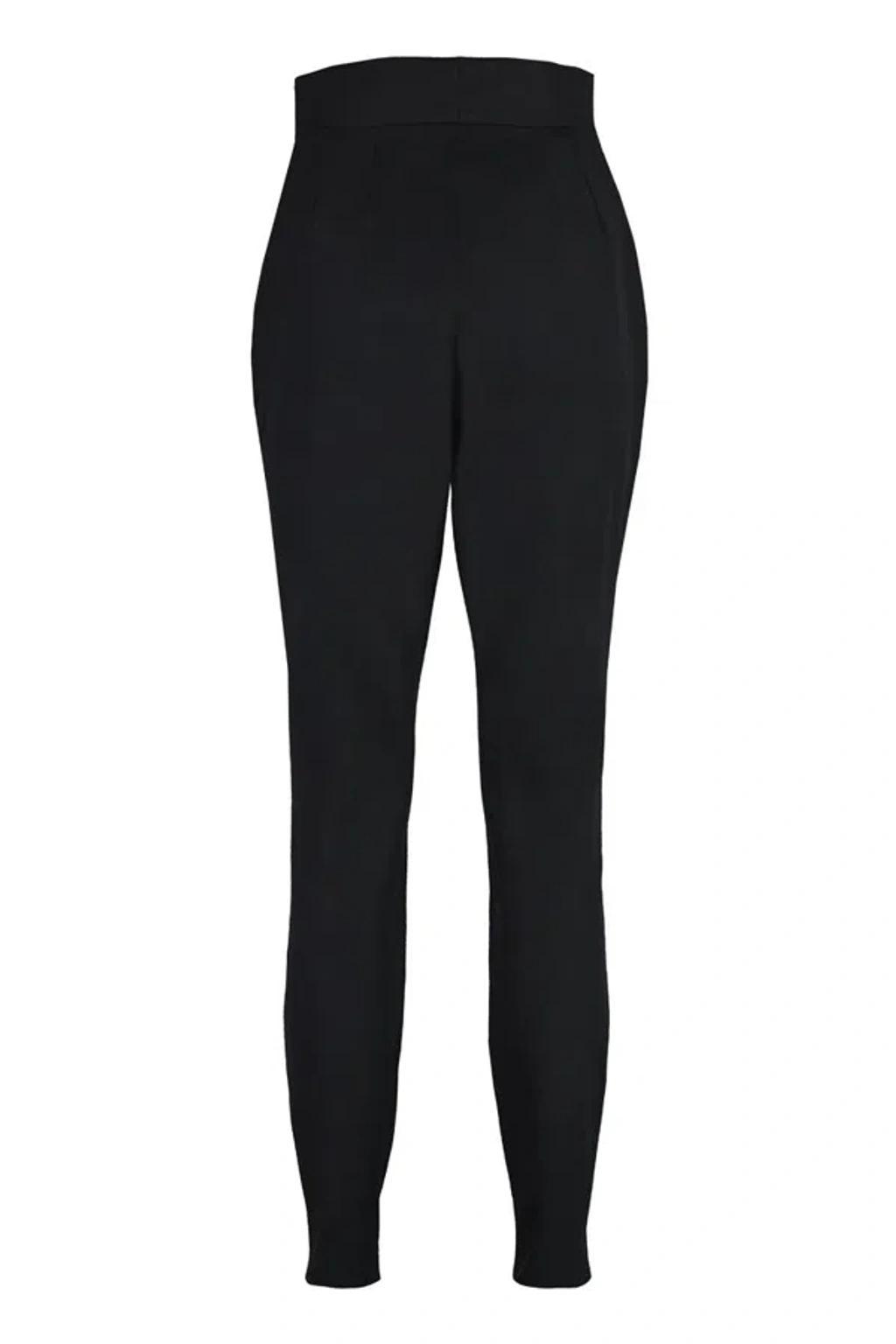 Cotton Trousers In Black Product Image