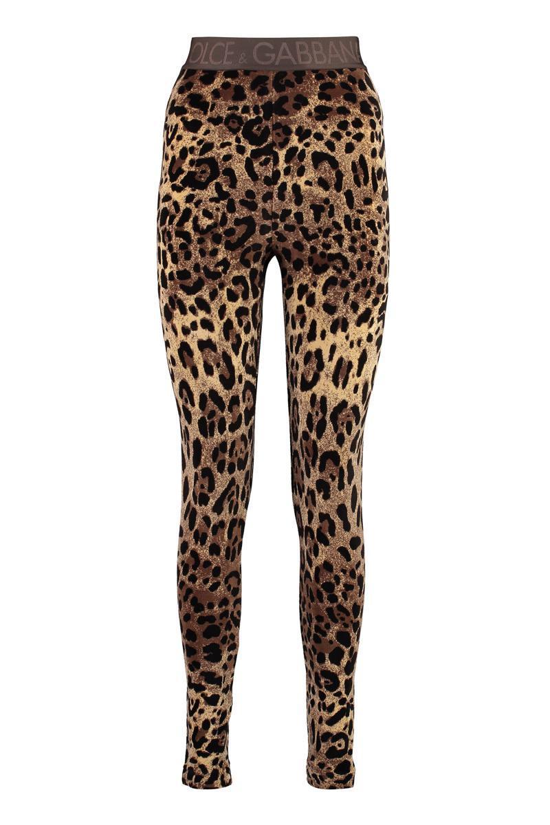 Jersey Leggings In Beige Product Image