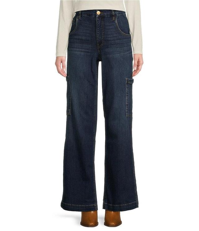 KUT from the Kloth Jodi Carpenter Wide Leg High Rise Jeans Product Image