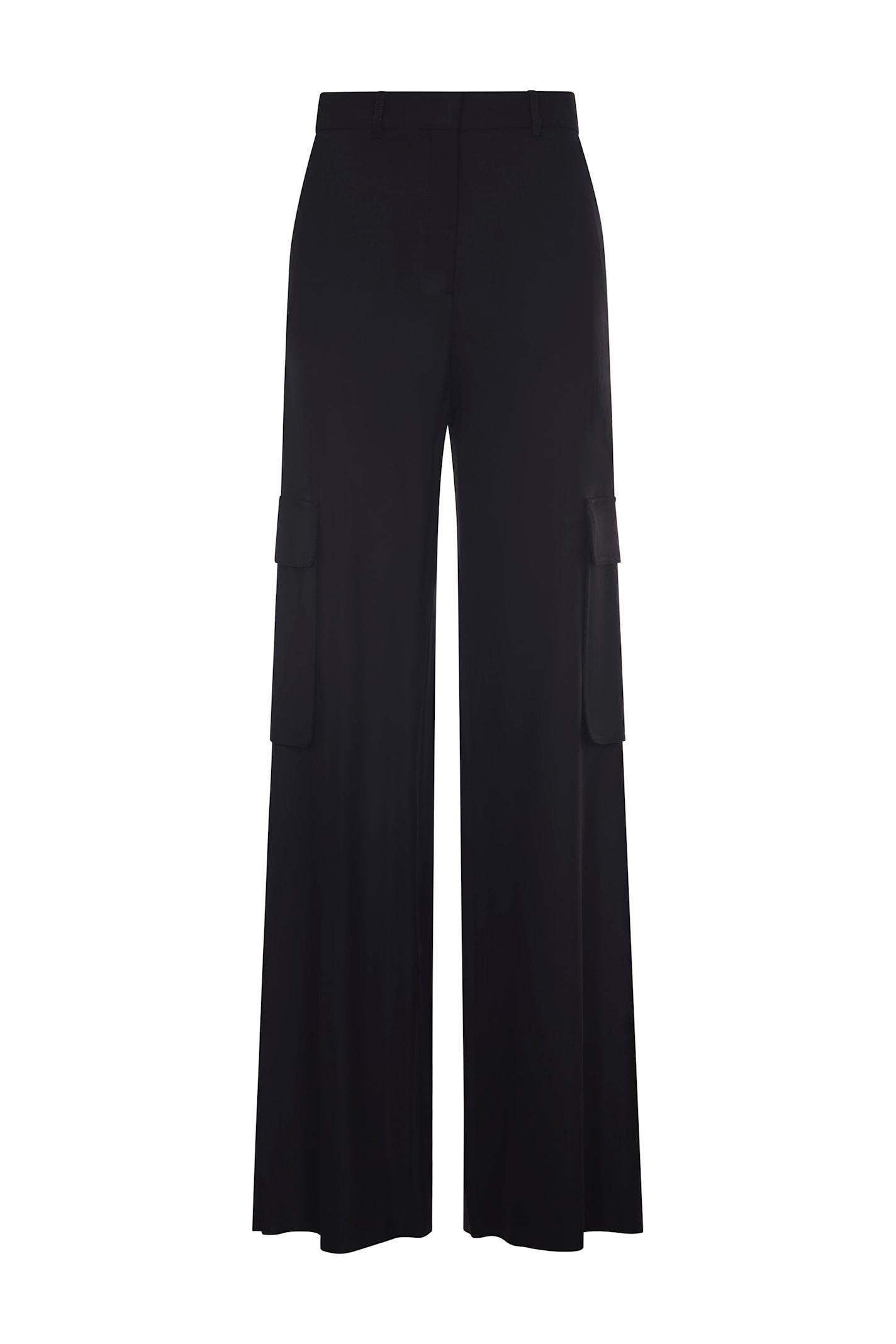 MAX MARA Studio Ghiera Straight Leg Trousers In Black Product Image