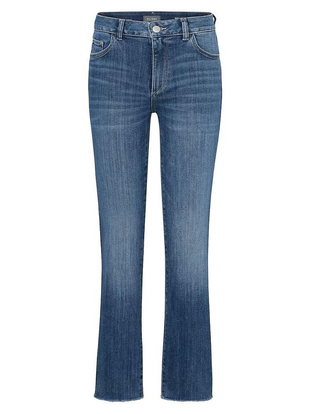 Womens Mara Straight Mid Rise Instasculpt Ankle Jeans Product Image