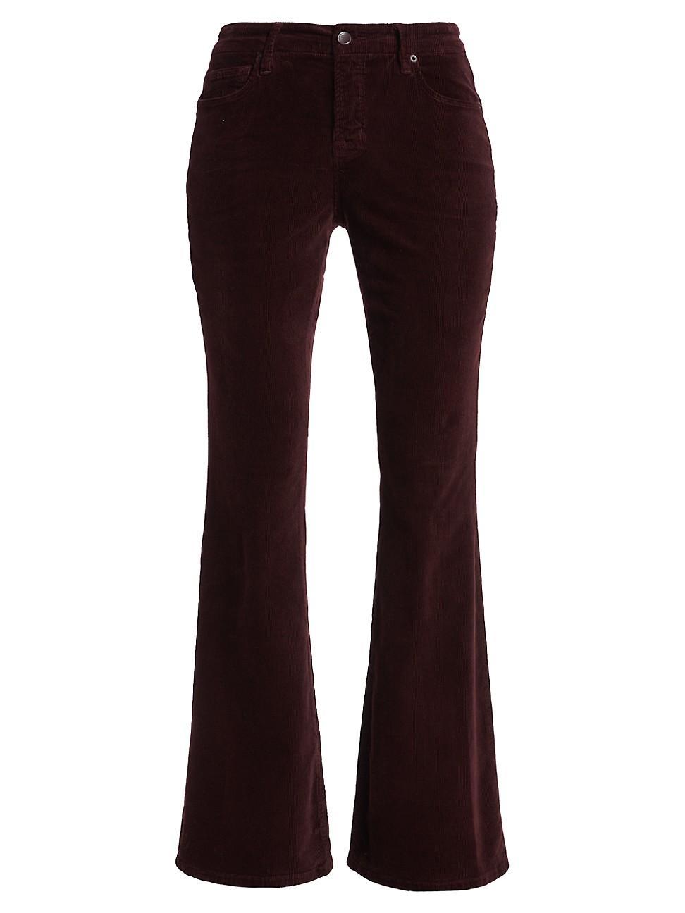 Womens Good Legs Corduroy Flared Pants Product Image