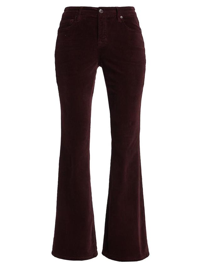 Womens Good Legs Corduroy Flared Pants Product Image