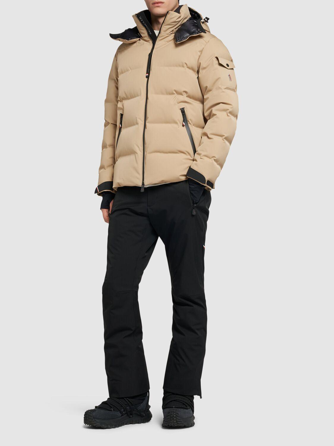 MONCLER Beige Patch Down Jacket Product Image