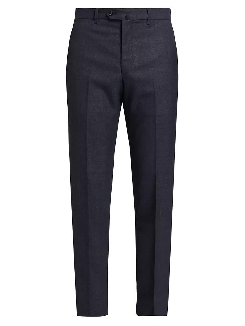 Wool Slim Trousers Product Image