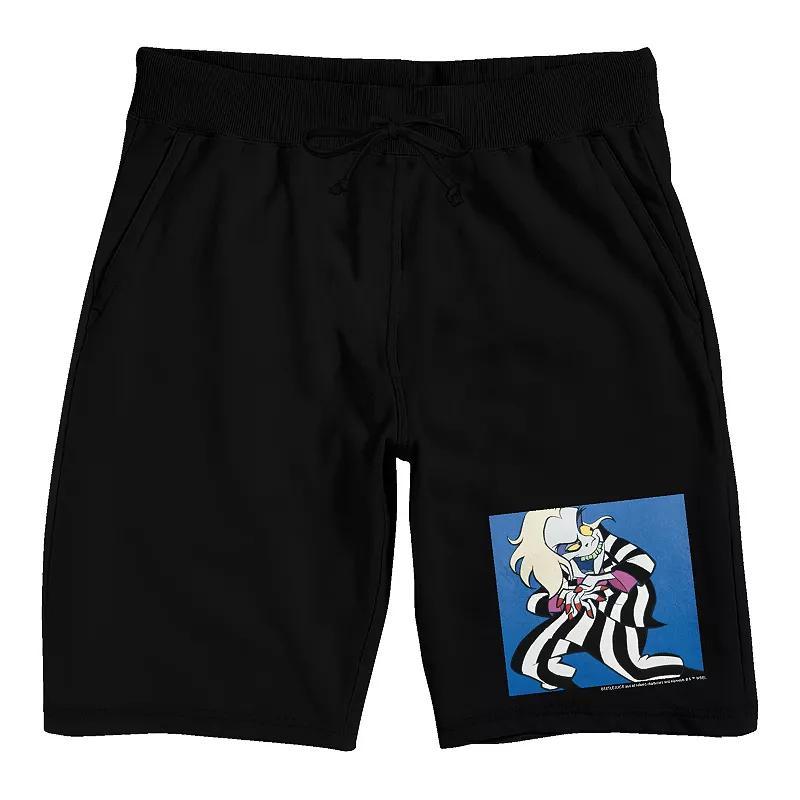 Mens Beetlejuice Blue Sleep Shorts Product Image