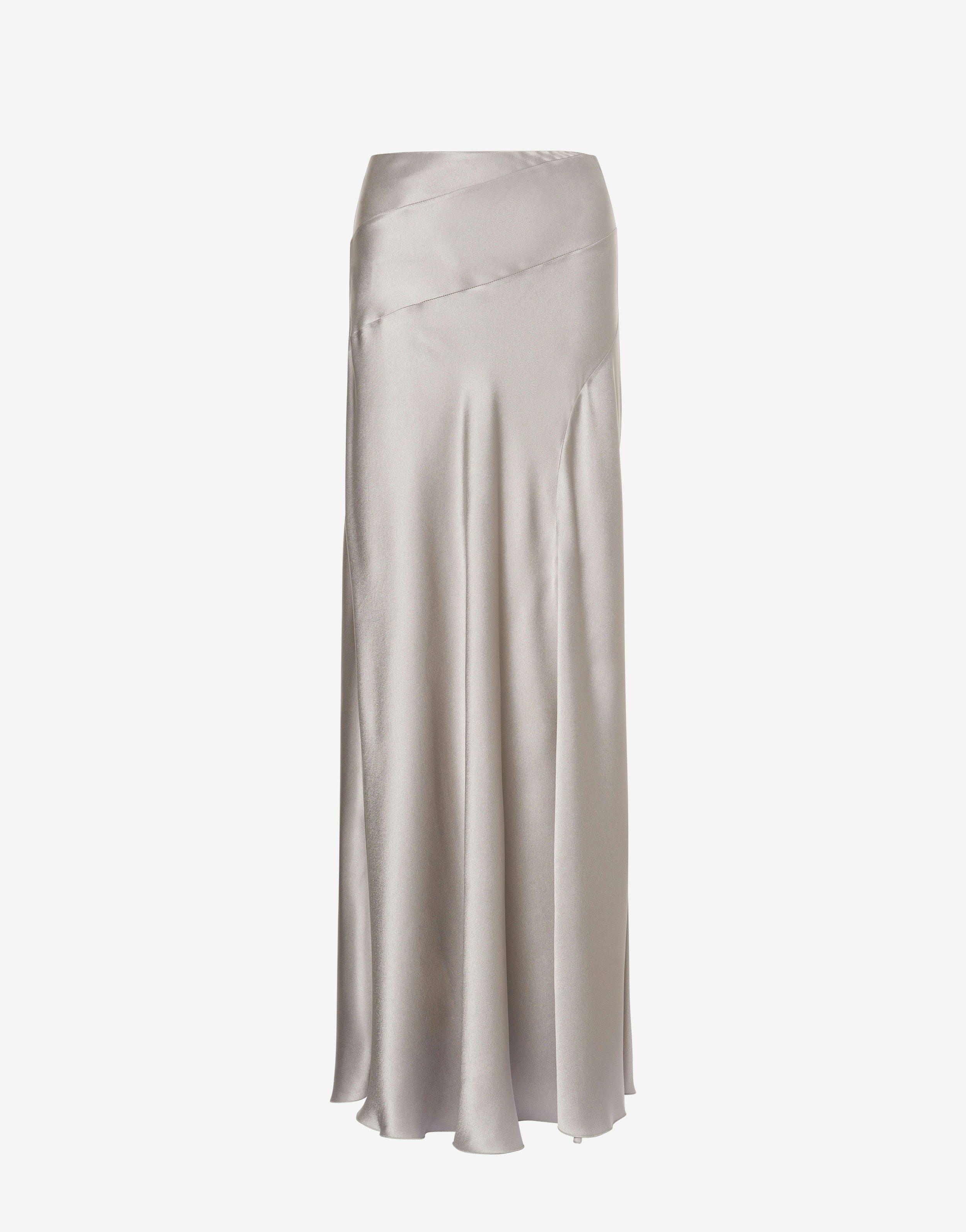 Long satin skirt Product Image