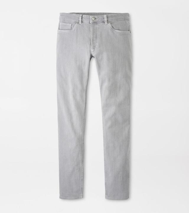 Peter Millar Mens Fairfield Five-Pocket Pant | Color: Gale Grey | Size: 40 Product Image