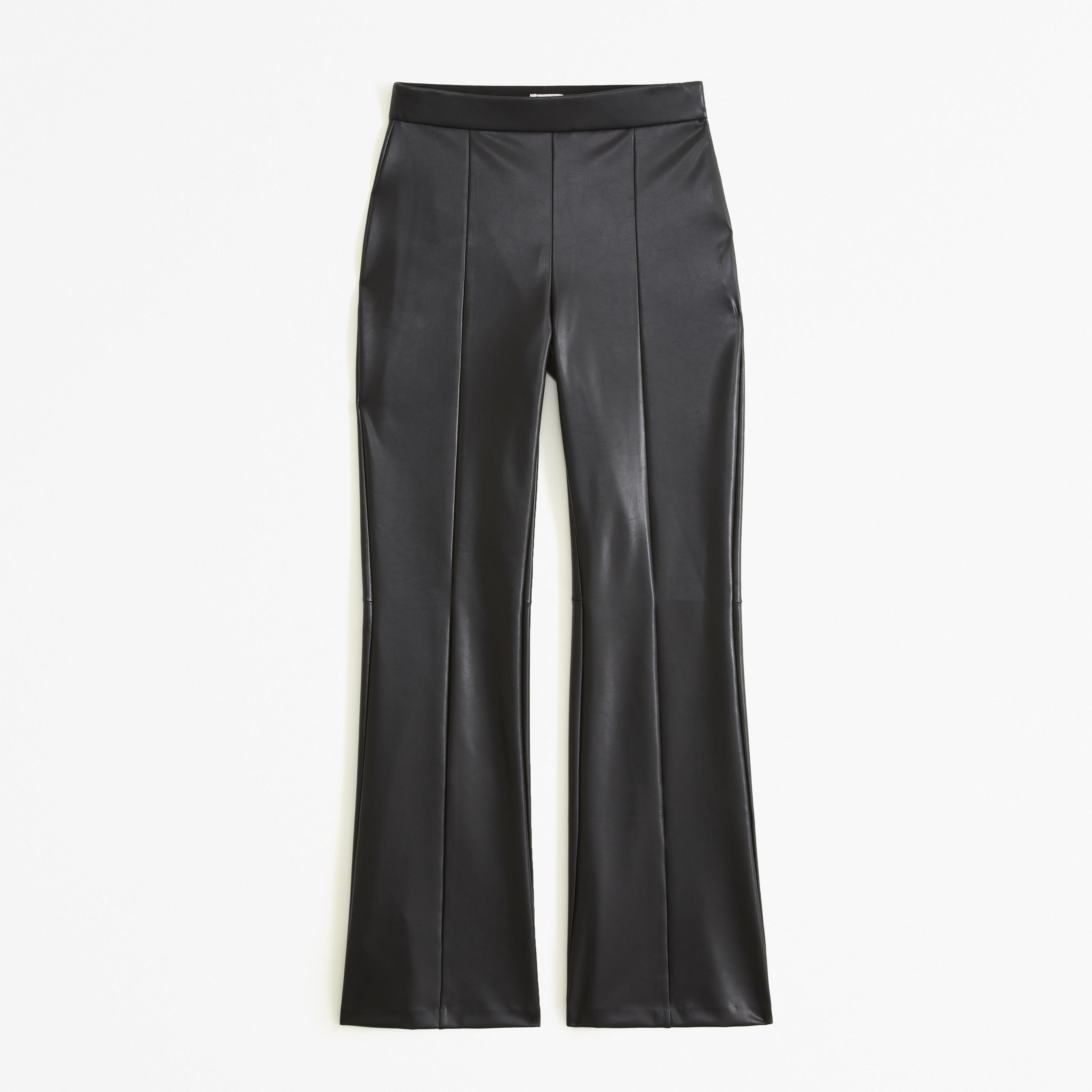 Vegan Leather Flare Pant Product Image