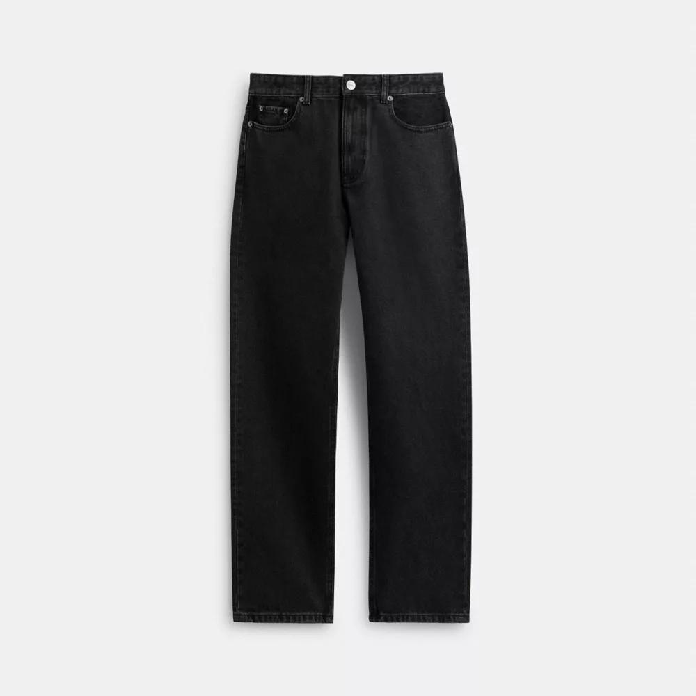 Black Taper Jeans In Organic Cotton Product Image