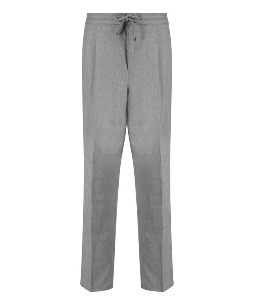 BRUNELLO CUCINELLI Trousers In Gray Product Image