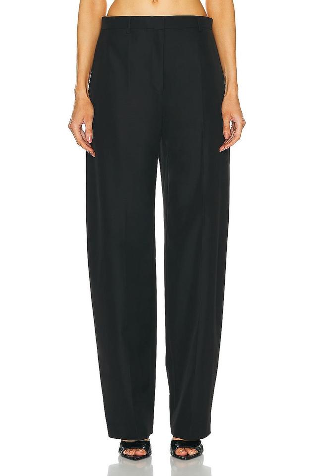 Alexander Wang Low Waisted Pant With Back Slits Black. (also in 0, 8). Product Image