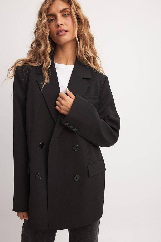 Oversized Double Breasted Blazer Product Image