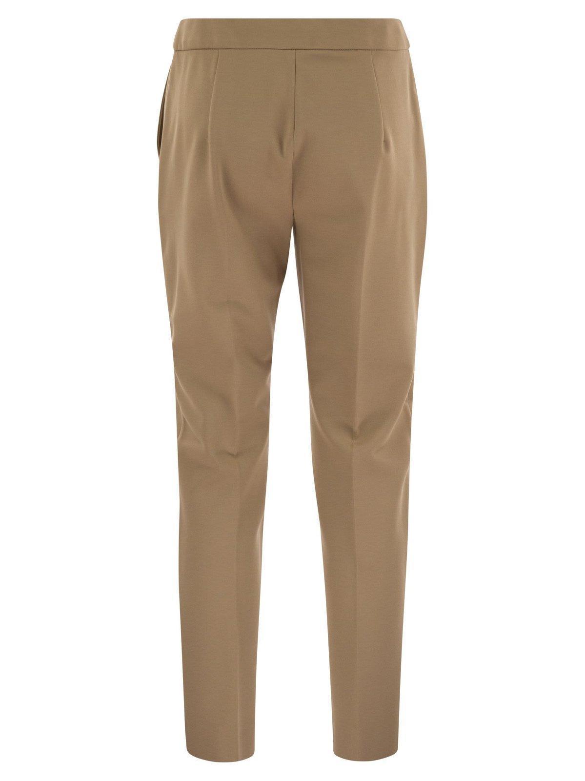 MAX MARA Pegno Slim Cut Trousers In Honey Product Image