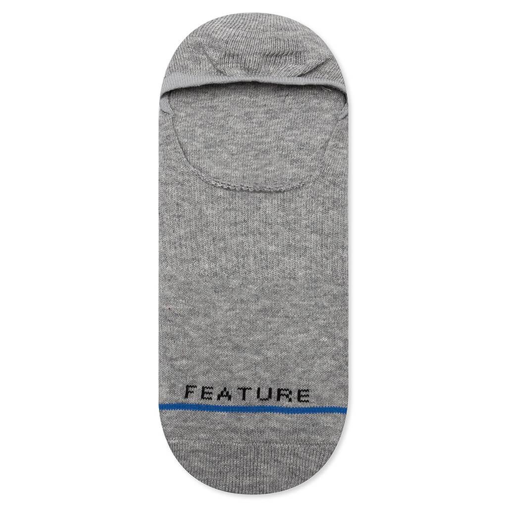 Classic No Show Sock - Heather Grey Male Product Image