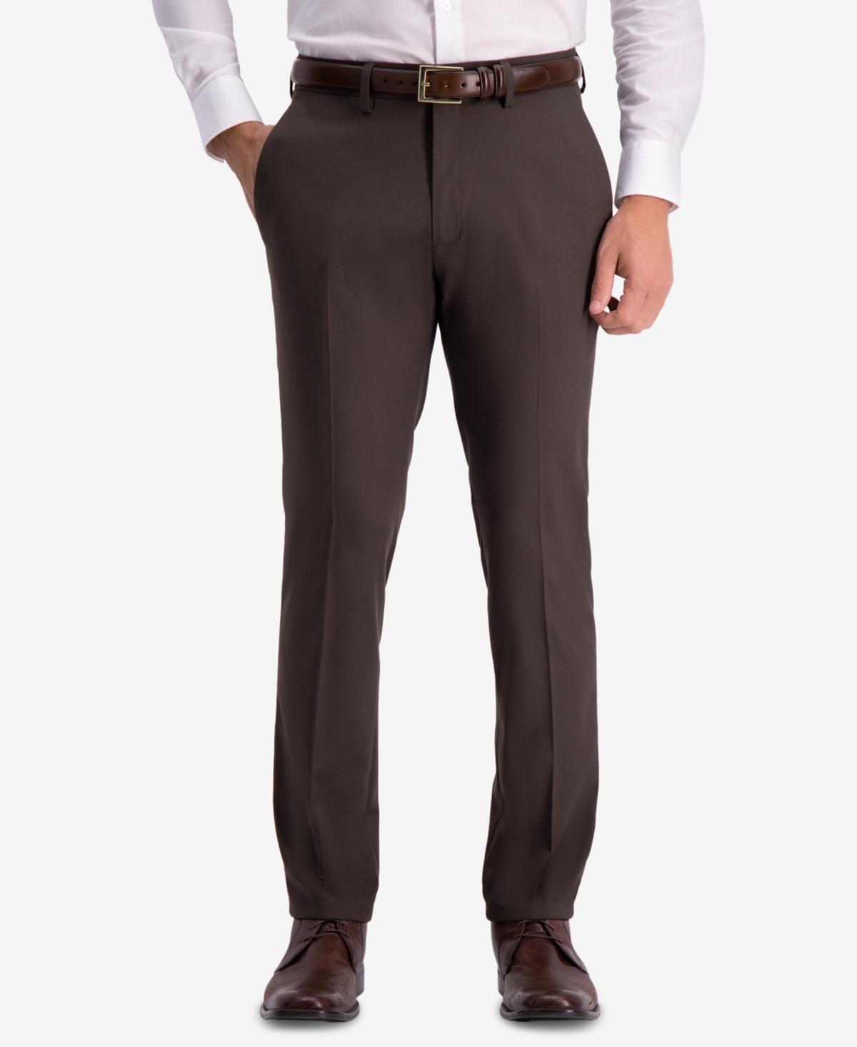 Kenneth Cole Reaction Mens Slim-Fit Shadow Check Dress Pants Product Image