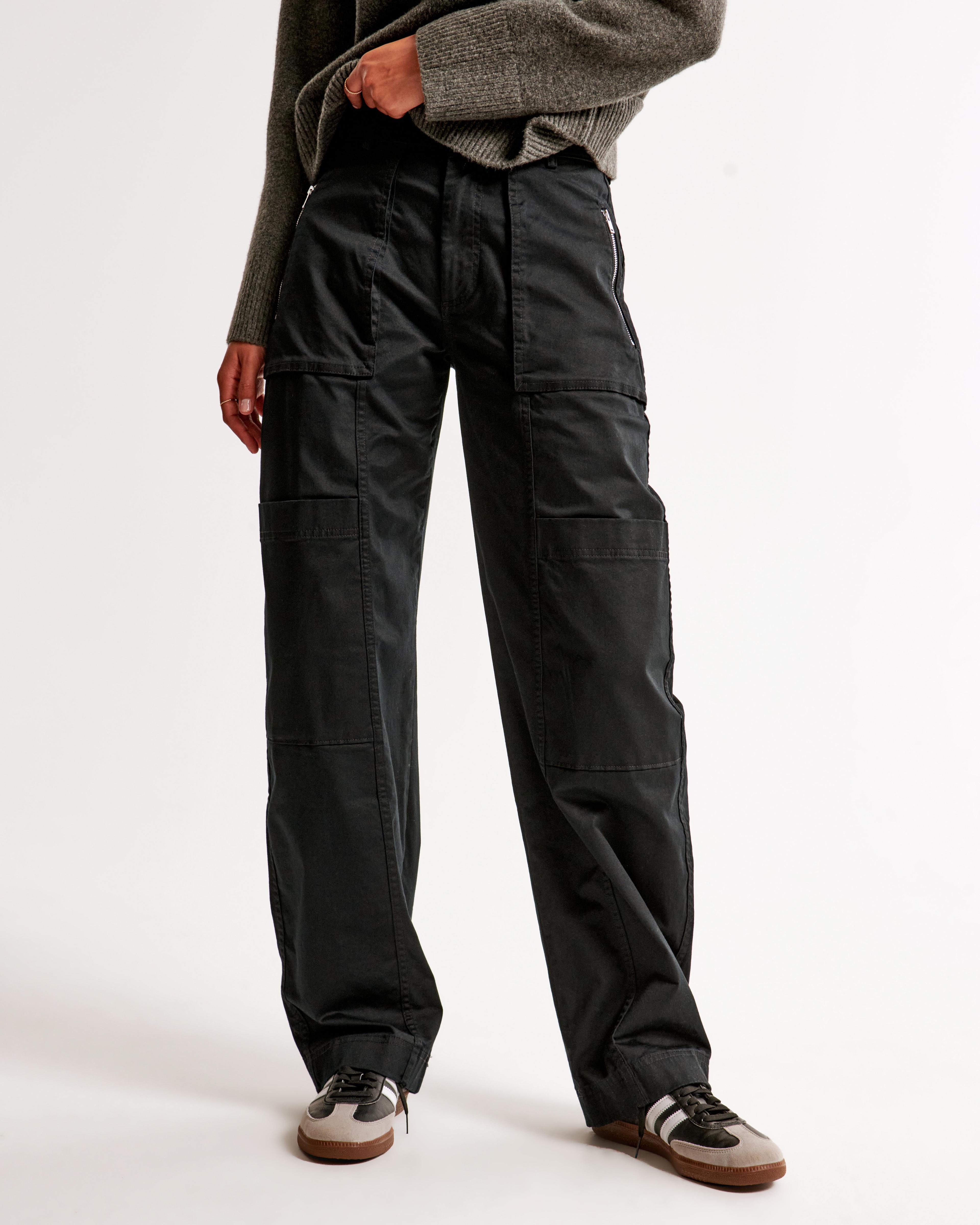 Mid Rise Barrel Utility Pant Product Image