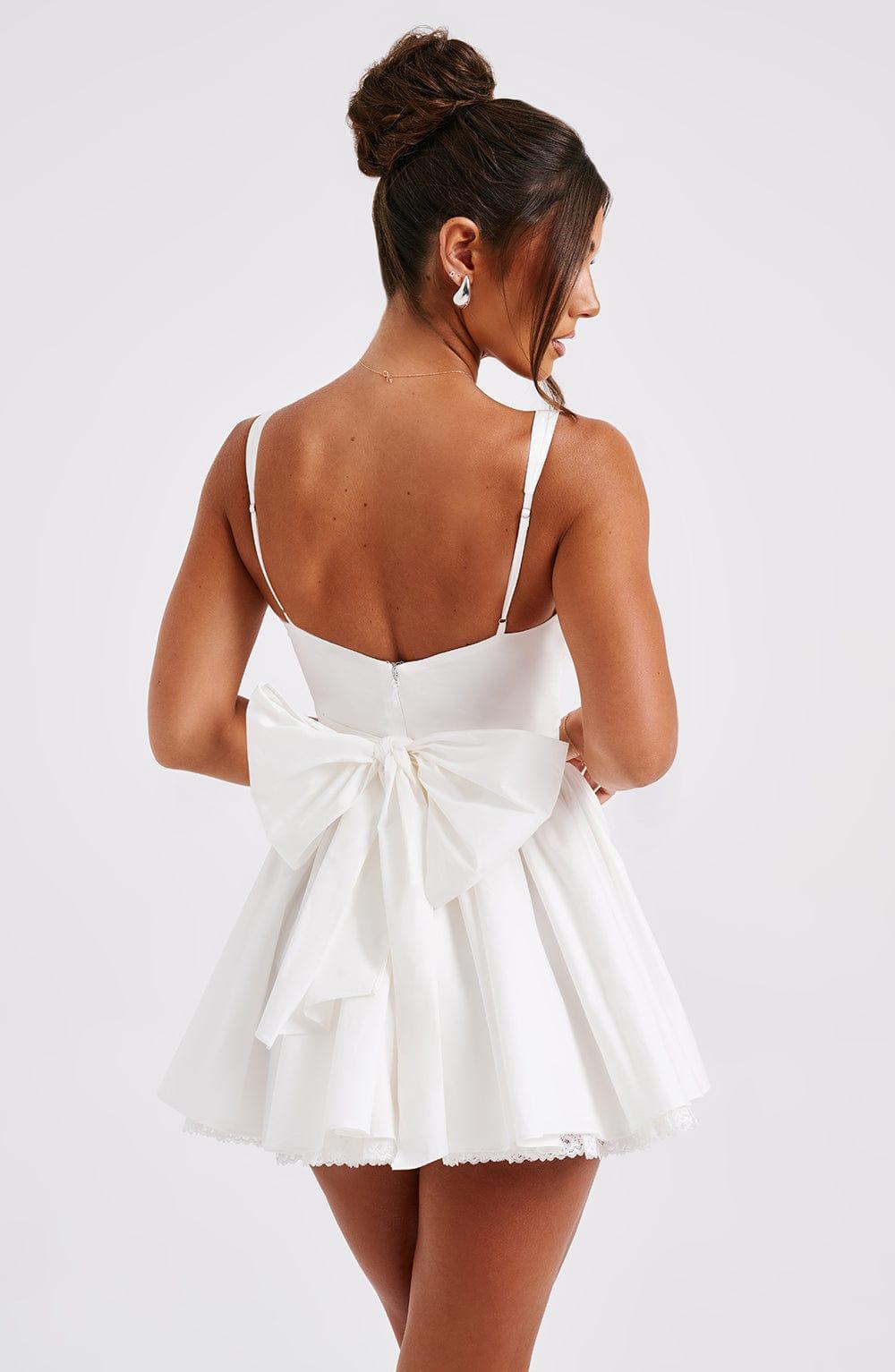 Josie Mini Dress - White Product Image