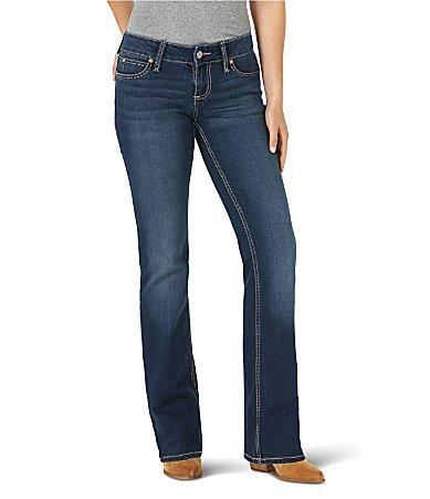 Wrangler Mae Mid Rise Bootcut Jeans Product Image