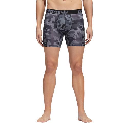 adidas Originals Mens adidas Originals Trefoil 2 Pack Underwear - Mens Grey/Camo Product Image