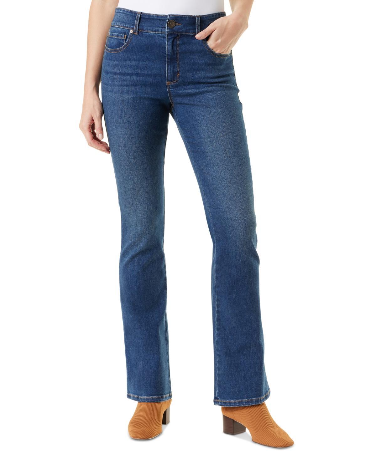 Gloria Vanderbilt Womens Shape Effect Tummy Sculpt Bootcut Jeans, Short Product Image