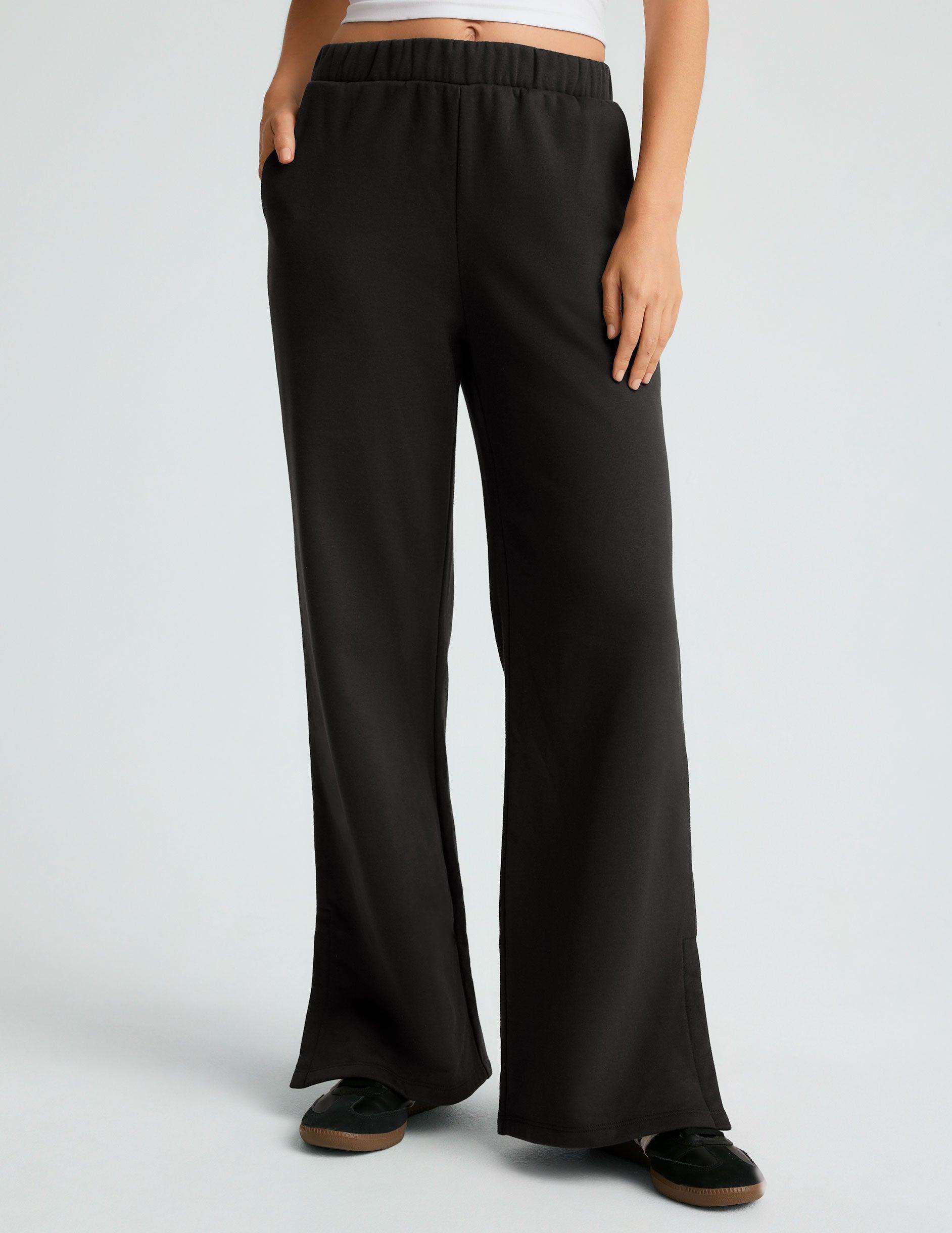 Open Ended Mid Rise Wide Leg Pant Product Image