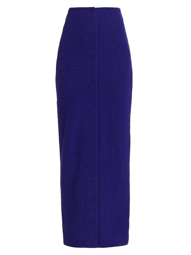 Womens Wool Knit Maxi Pencil Skirt Product Image