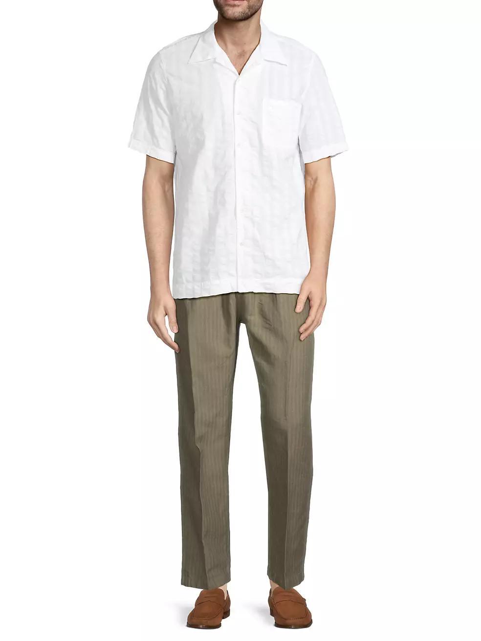 Strallo Linen Trousers Product Image