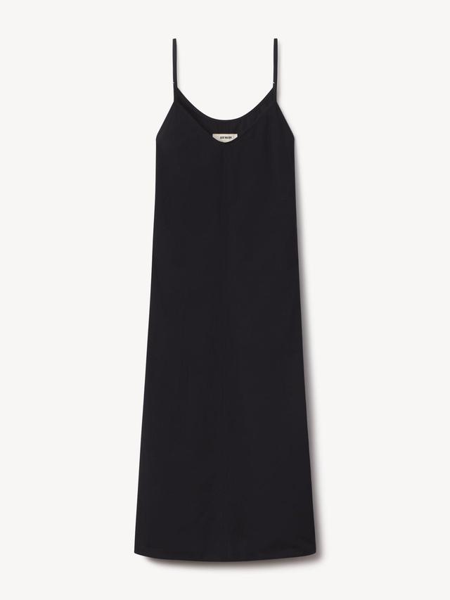 Black Mainstay Cotton Slip Dress Product Image