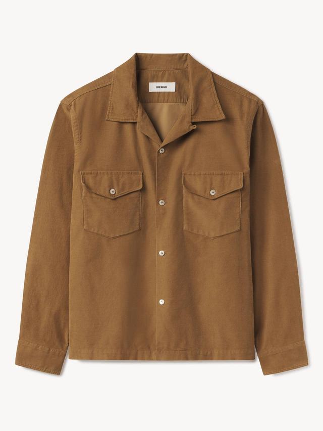 Golden Rye Pinwale Cord Camp Shirt Product Image