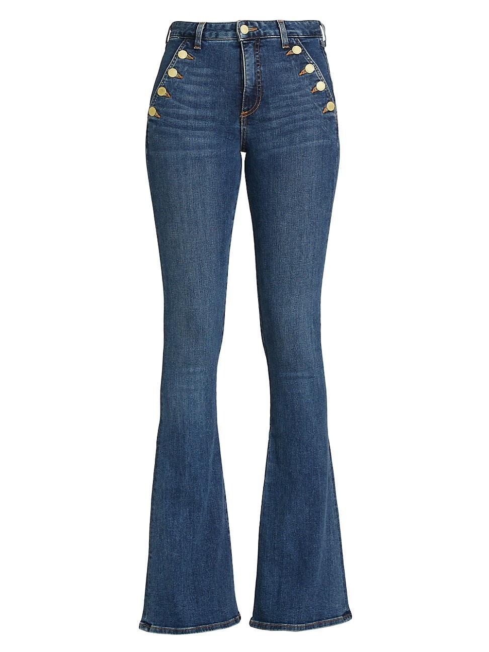 Helena Mid-Rise Flare Jeans Product Image