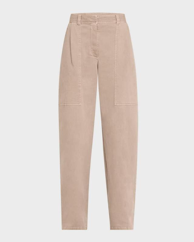 Loose Garment-Dyed Utility Pants Product Image