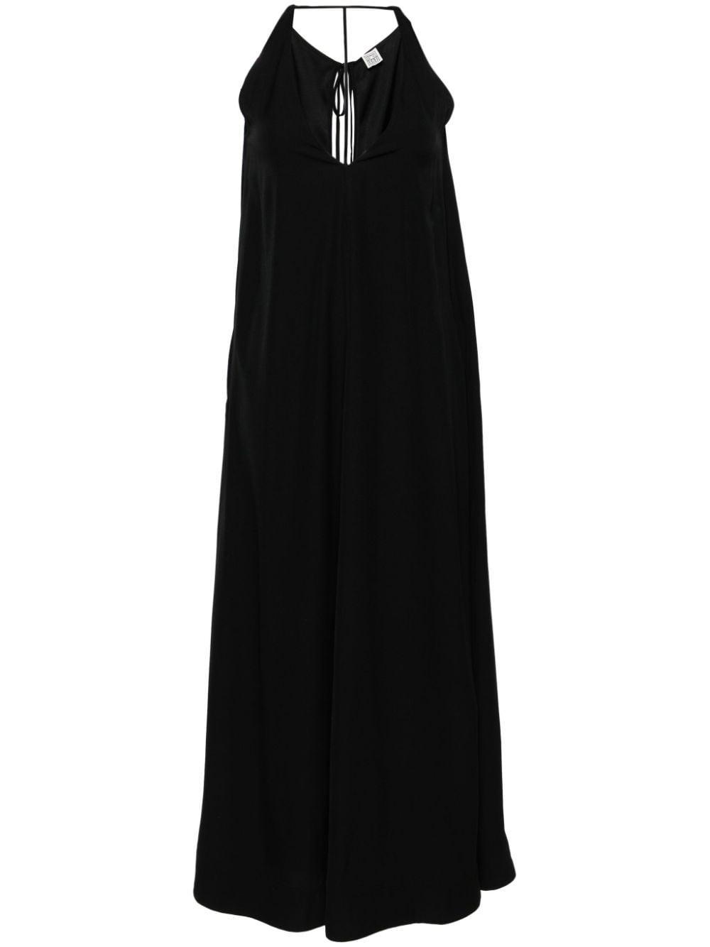 Kyro Crepe Maxi Dress In Black Product Image